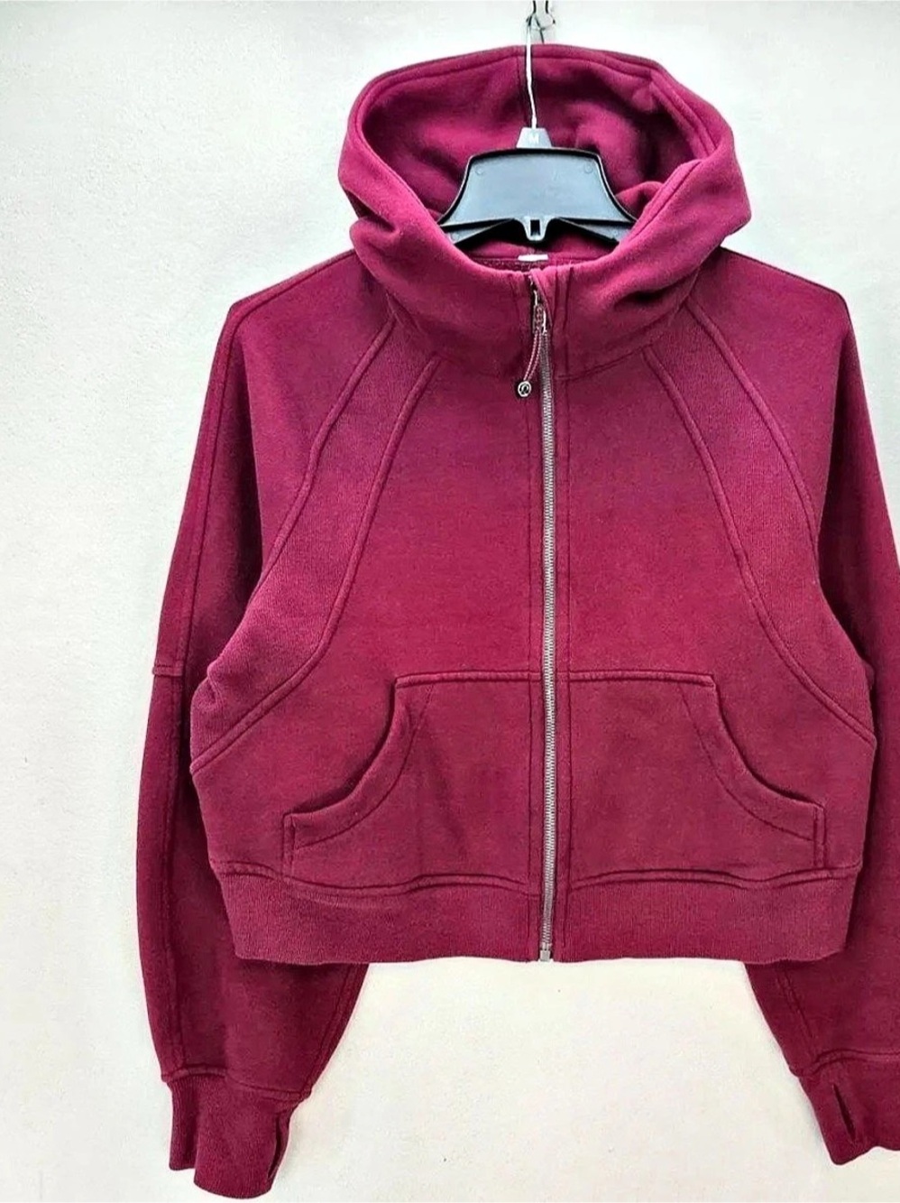 Lululemon Scuba Oversized Full-Zip Hoodie Red